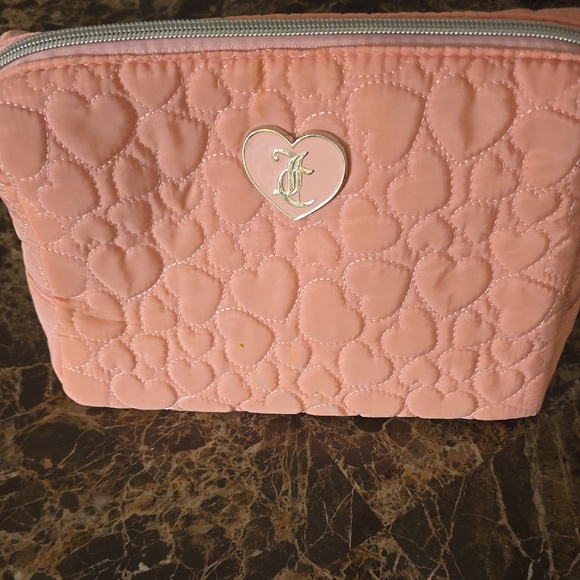 Juicy Couture Pink Quilted Heart Bag - Picture 1 of 2